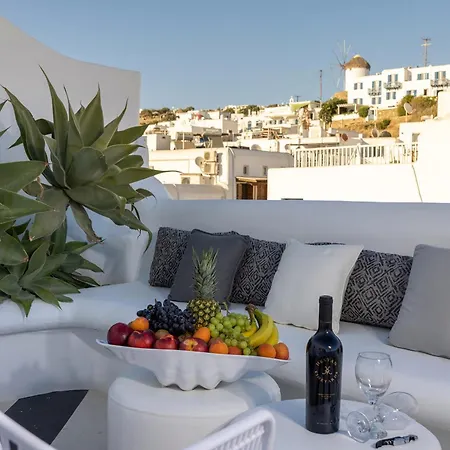 Alexandros Central Suites, Mykonos Town, With Shared Rooftop Terrace Zewnętrze zdjęcie