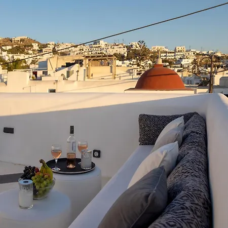 Alexandros Central Suites, Mykonos Town, With Shared Rooftop Terrace Zewnętrze zdjęcie