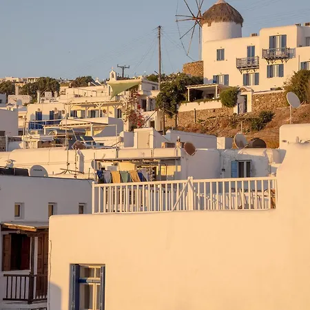 Alexandros Central Suites, Mykonos Town, With Shared Rooftop Terrace Zewnętrze zdjęcie