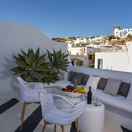 Alexandros Central Suites, Mykonos Town, With Shared Rooftop Terrace Zewnętrze zdjęcie